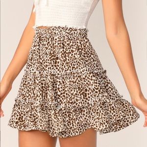 Leopard skirt